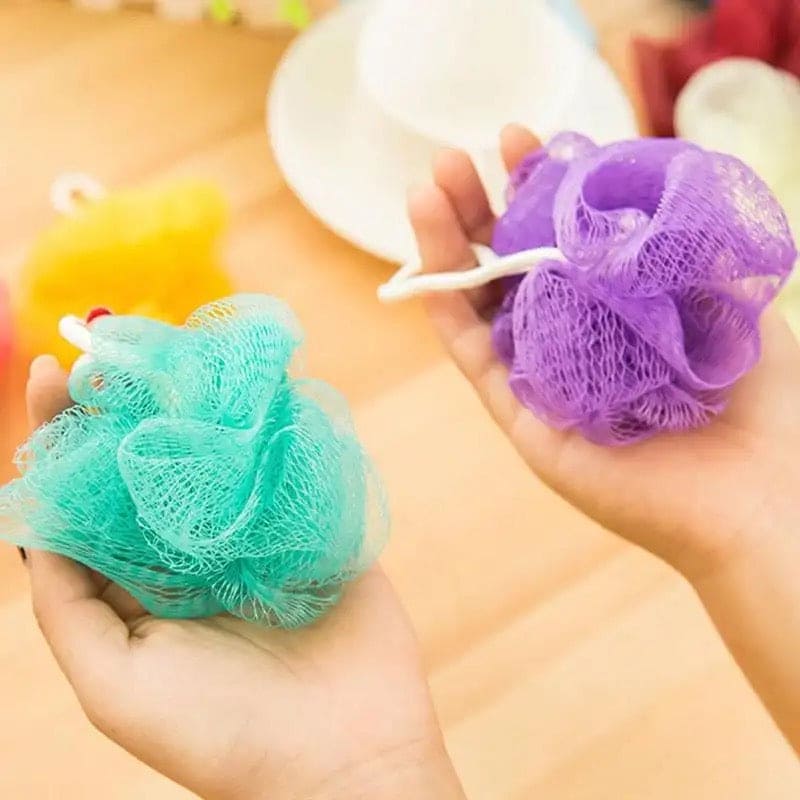 Loofah Sponge, Ball Bath Towel Scrubber, Mini Bath Sponge, Multicolor Body Exfoliating Shower Ball, Flower Bath Mesh Sponge, Bath Flower Shower Sponge Ball, Shower Loofah Sponge Pouf Body Wash Scrubber Loofah Sponge, Ball Bath Towel Scrubber, Mini Bath Sponge, Multicolor Body Exfoliating Shower Ball, Flower Bath Mesh Sponge, Bath Flower Shower Sponge Ball, Shower Loofah Sponge Pouf Body Wash Scrubber
